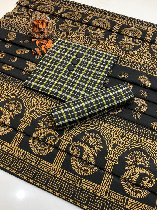 ❤️Hit New Winter 3 piece Marina Check Style KHADDI Marina 2K26