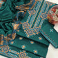 EMBROIDERED SUSI 3mm INDIAN BANARSI unstitced 3pc✓
