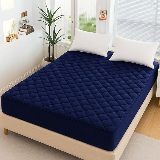 Available Designs of Fancy Quilted Waterproof Mattress Fitted BedSheet