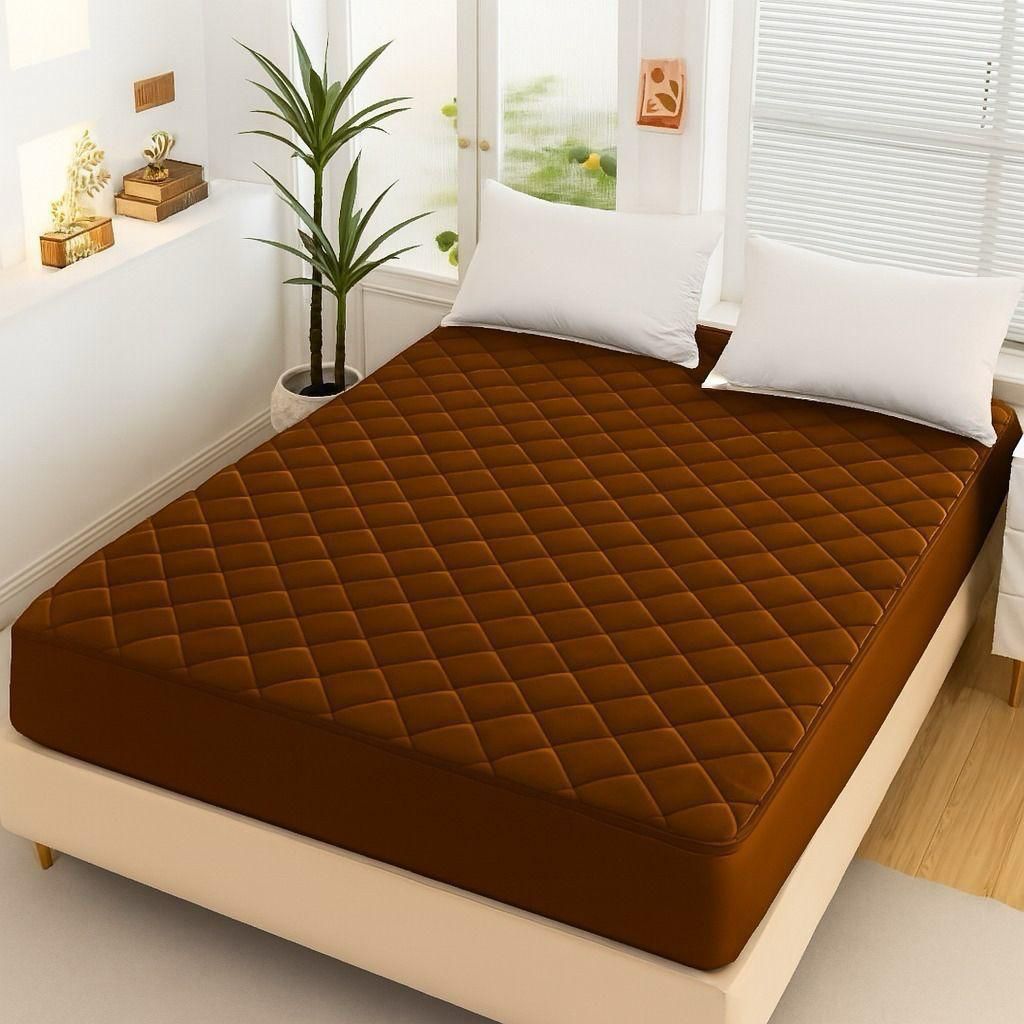 Available Designs of Fancy Quilted Waterproof Mattress Fitted BedSheet