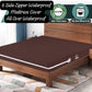 *6 SIDE ZIPPER WATERPROOF MATTRESS COVER