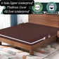 *6 SIDE ZIPPER WATERPROOF MATTRESS COVER