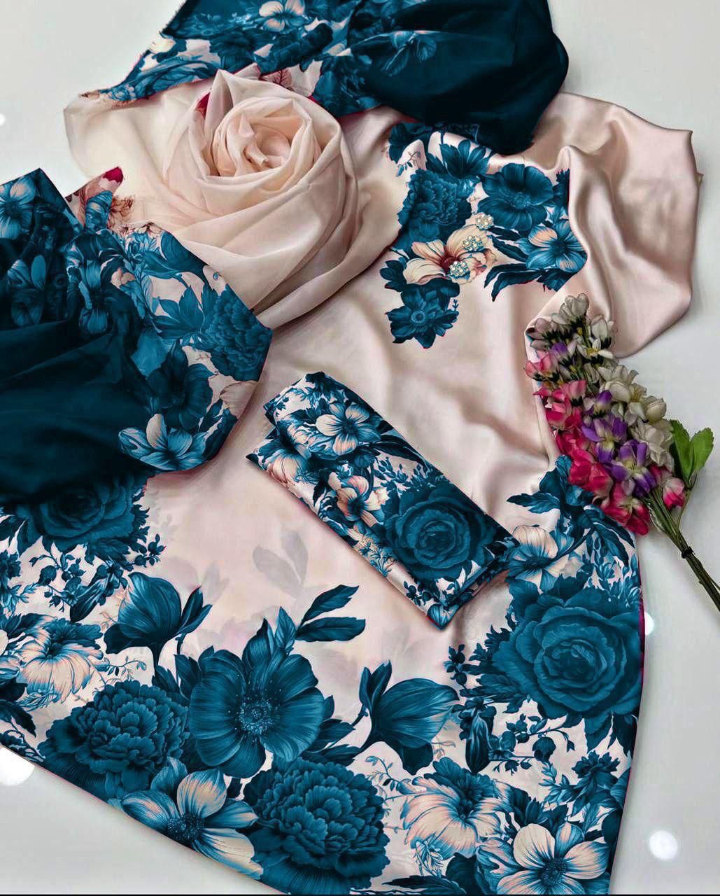 3pc &nbsp;Shamooz Silk Fabric