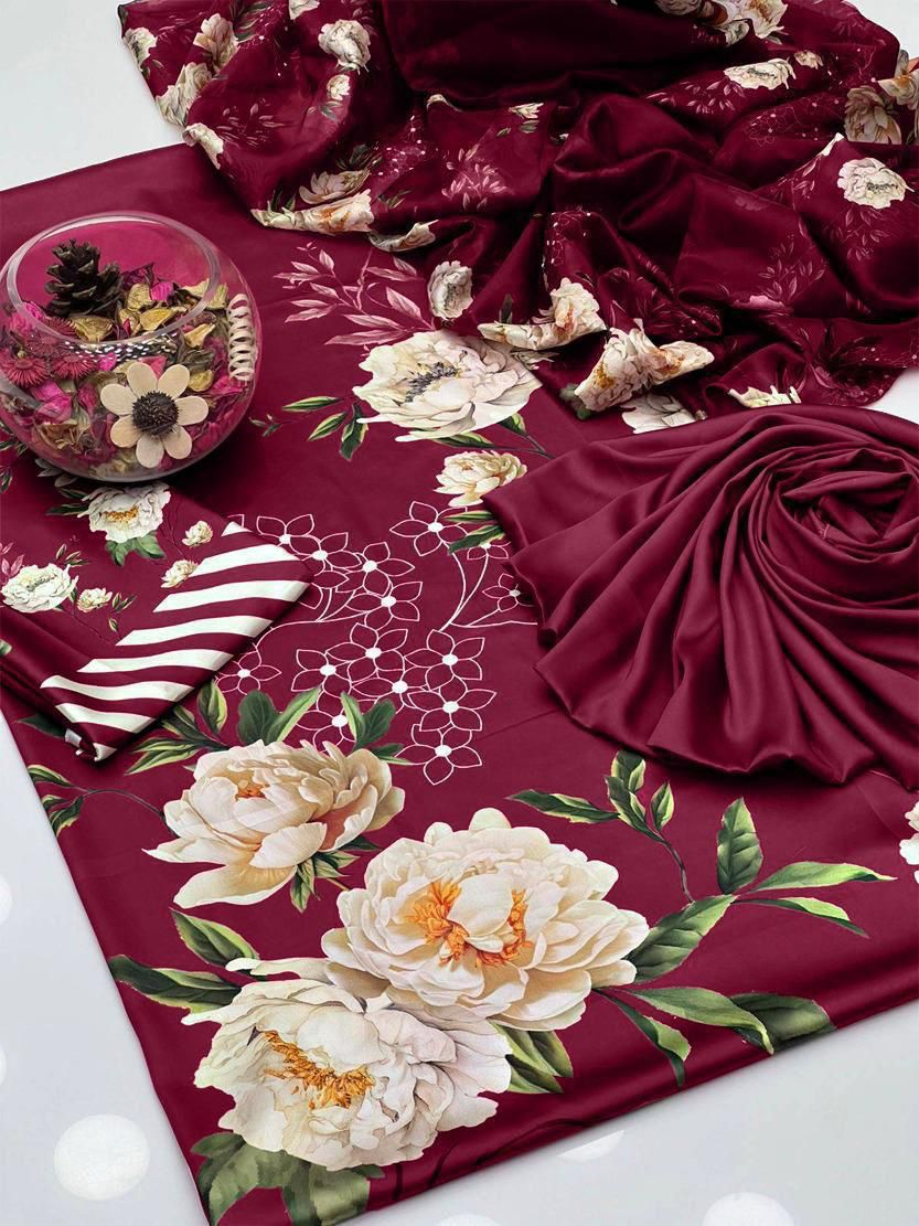 3pc &nbsp;Shamooz Silk Fabric