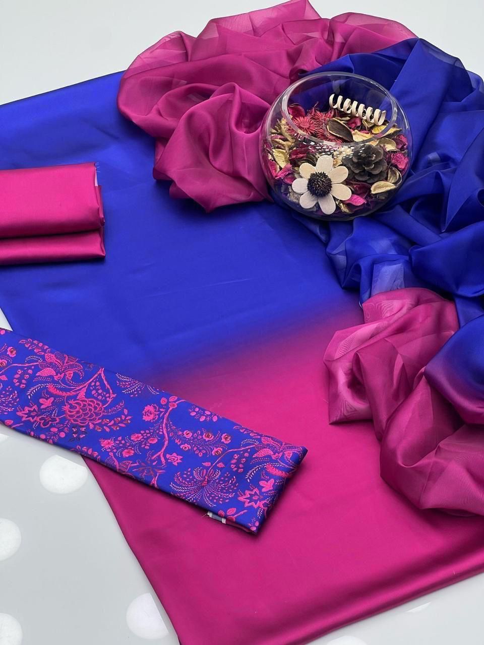 3pc &nbsp;Shamooz Silk Fabric