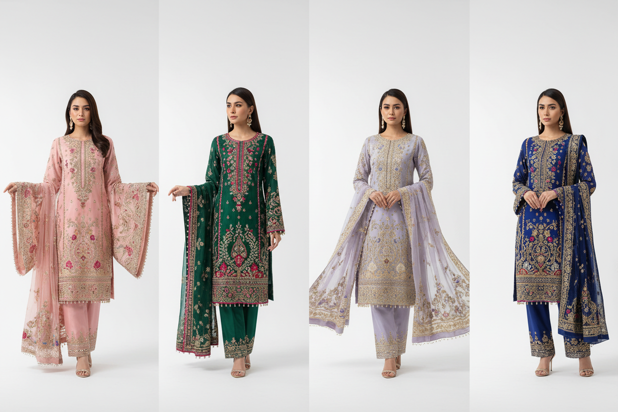 female asian shalwar qameez models