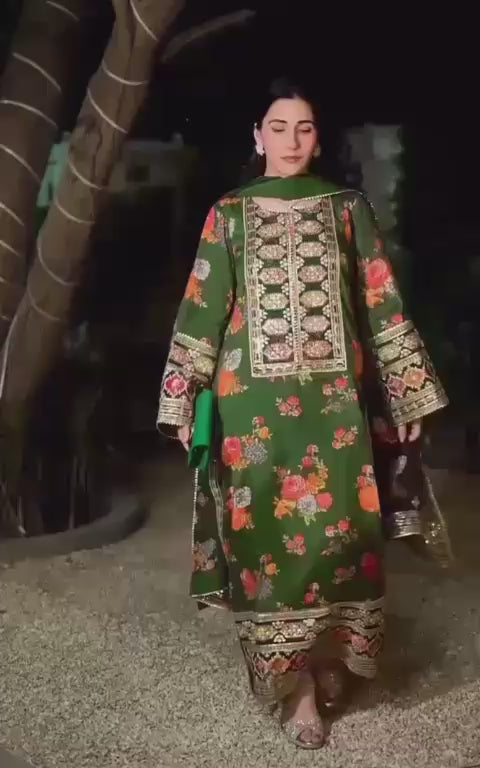 03PCS UNSTITCHED SUIT Lawn collection 2026